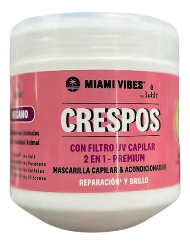Mascarilla Capilar y Acondicionador Miami Vibes Crespos
