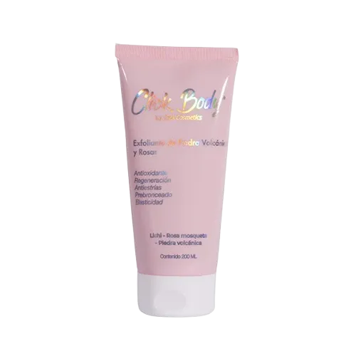 Exfoliante Corporal Piedra Volcánica y Rosas Click Body
