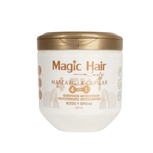 Mascarilla Capilar 4 en 1 Magic Curly Rizos y Ondas