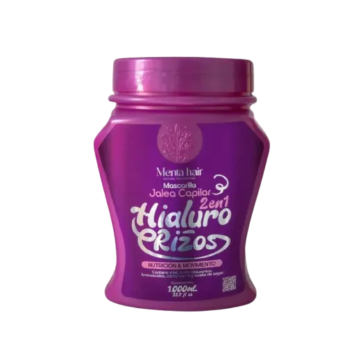 Mascarilla Jalea Capilar Hialuro Rizos 2 en 1 1.000ml