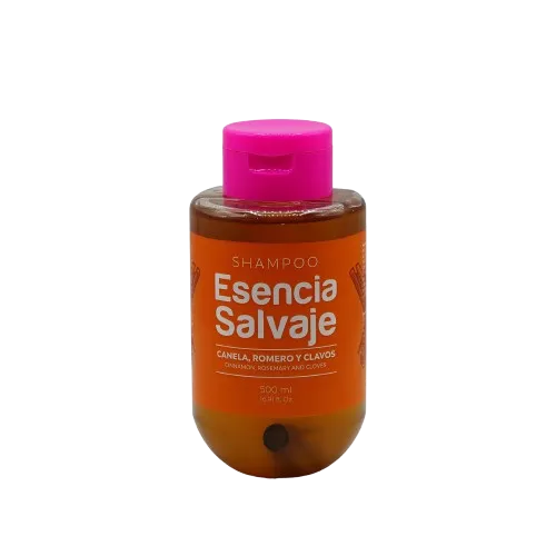 Shampoo Esencia Salvaje Canela, Romero y Clavos