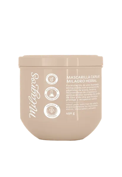 Mascarilla Capilar Milagro Herbal