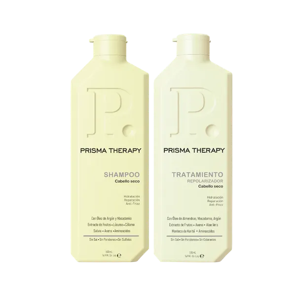 Shampoo y Tratamiento Hidratante Prisma Therapy Cabello Seco (Dúo 500ml c/u)