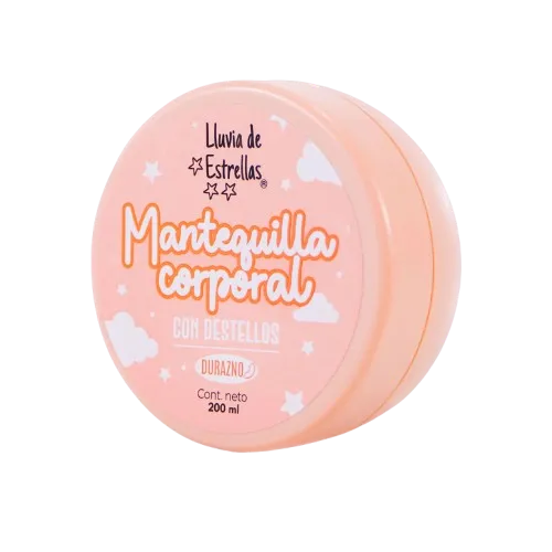 Mantequilla Corporal con Destellos Durazno