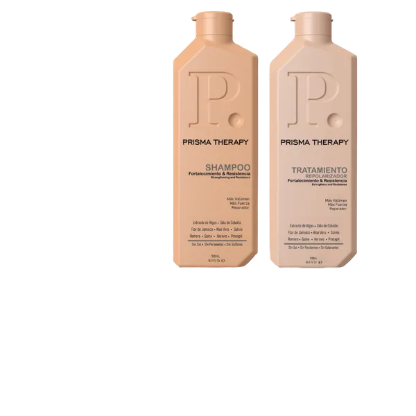 Shampoo y Tratamiento Repolarizador Fortalecimiento Prisma Therapy (Dúo 500ml c/u)