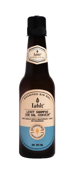 Shampoo Sin Sal Cerveza Cabello Seco y Maltratado