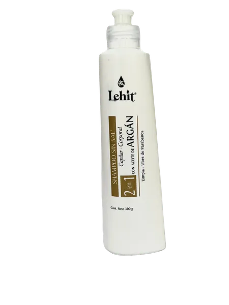 Shampoo Sin Sal 2 en 1 Capilar-Corporal con Aceite de Argán