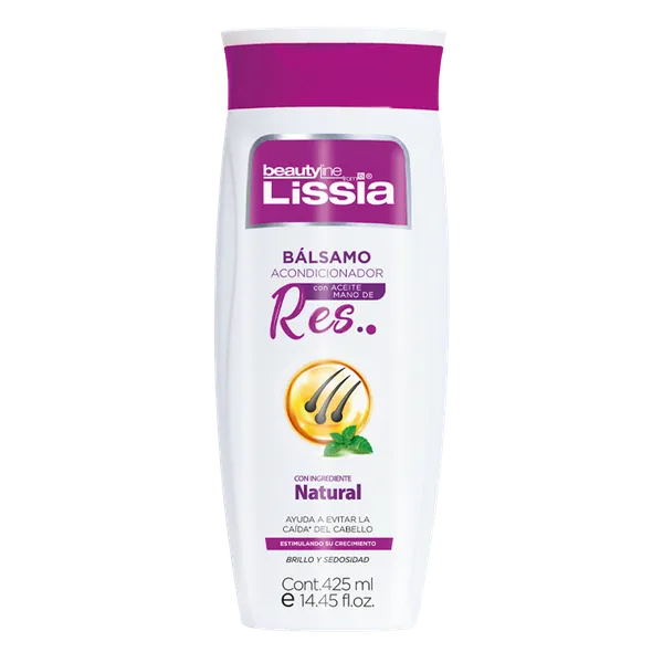 Bálsamo Acondicionador con Aceite Mano de Res Lissia 425ml
