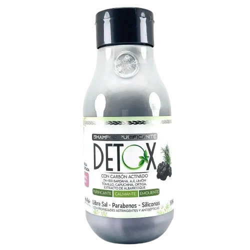 Shampoo Purificante Detox con Carbón Activado 550ml