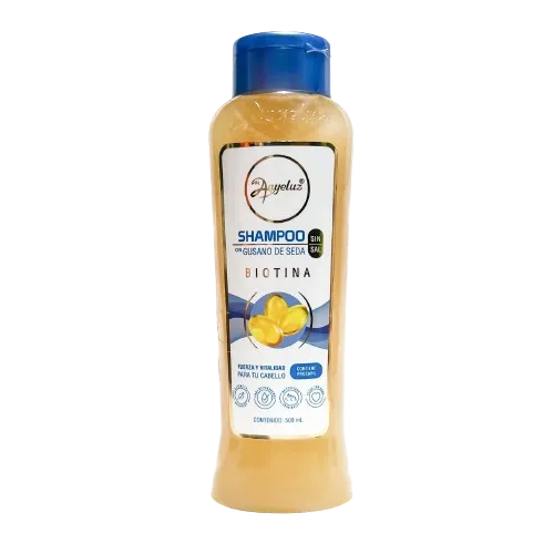 Shampoo con Gusano de Seda y Biotina