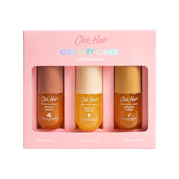 Kit Perfumes Minis Creamy Cake Gourmand (Mocca Shake / Vanilla Glaze / Golden Toffee)