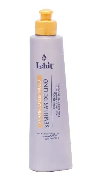 Shampoo Luminoso Semillas de Lino Libre de Sal Nutriente