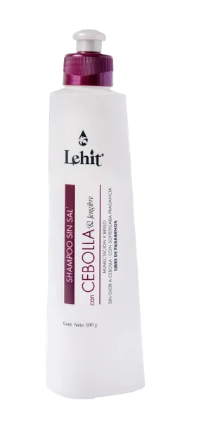 Shampoo Sin Sal Cebolla & Jengibre Humectación y Brillo