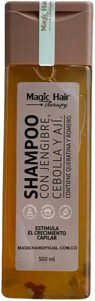 Shampoo Crecimiento Jengibre, Cebolla y Ají