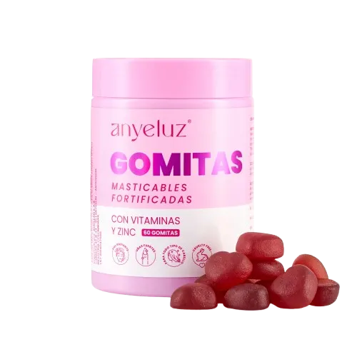 Gomitas Masticables Fortificadas Vitaminas y Zinc