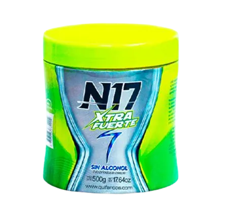 Gel Fijador N17 Xtra Fuerte Sin Alcohol 500g