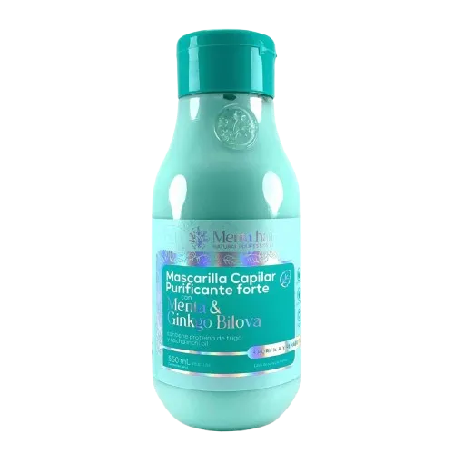 Mascarilla Capilar Purificante Forte Menta y Ginkgo Biloba 550ml