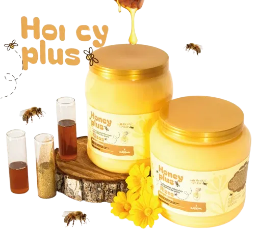 Tratamiento Intensivo y Crema para Peinar Honey Plus Rizos 2.000ml