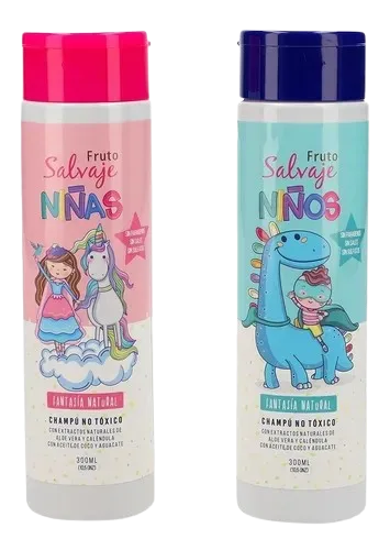 Champú Kids Fantasía Natural No Tóxico (Niña / Niño)
