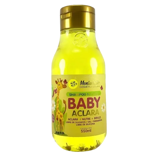 Shampoo Natural Baby Aclara con Manzanilla 550ml