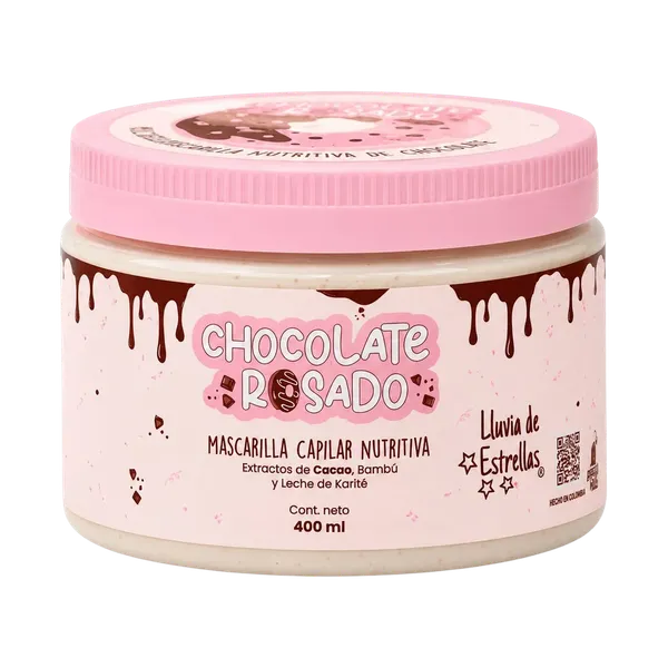 Chocolate Rosado Mascarilla Capilar Nutritiva