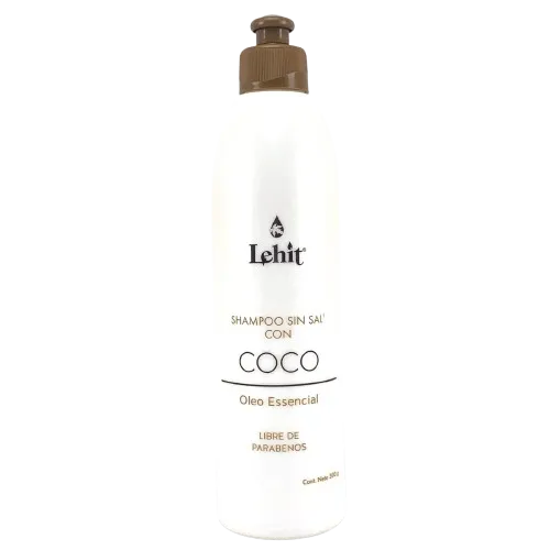 Shampoo Sin Sal con Óleo Esencial de Coco