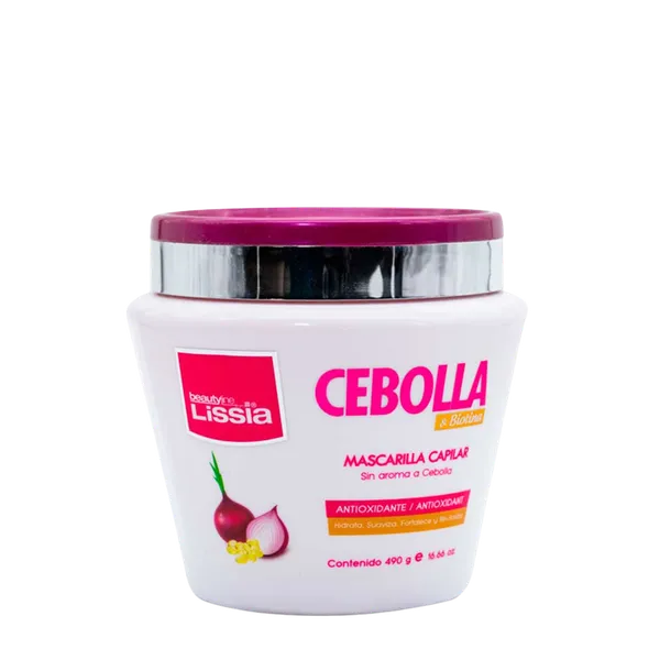 Mascarilla Capilar Cebolla y Biotina Lissia 490g