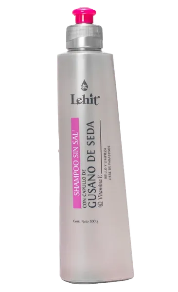 Shampoo Sin Sal Capullo de Gusano de Seda & Vitamina E
