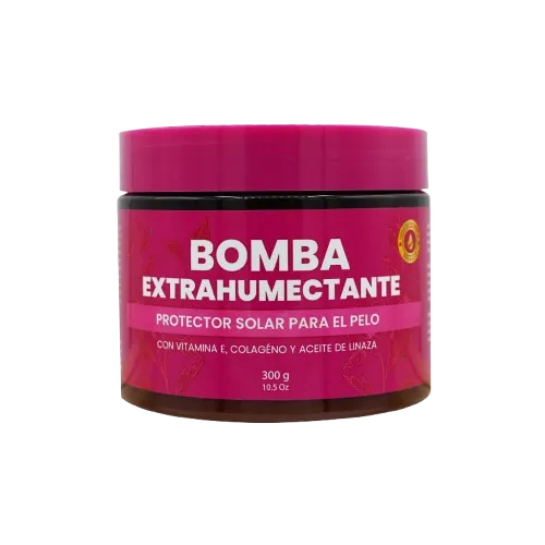 Bomba Extrahumectante Protector Solar Capilar con Vitamina E y Colágeno