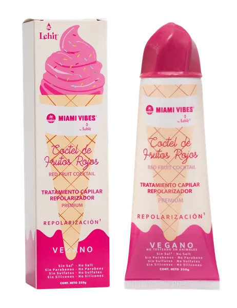 Tratamiento Capilar Repolarizador Coctel de Frutos Rojos Miami Vibes