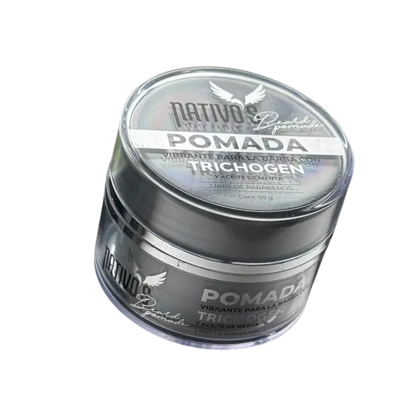 Pomada Vibrante para Barba Nativos Trichogen y Menta 50g