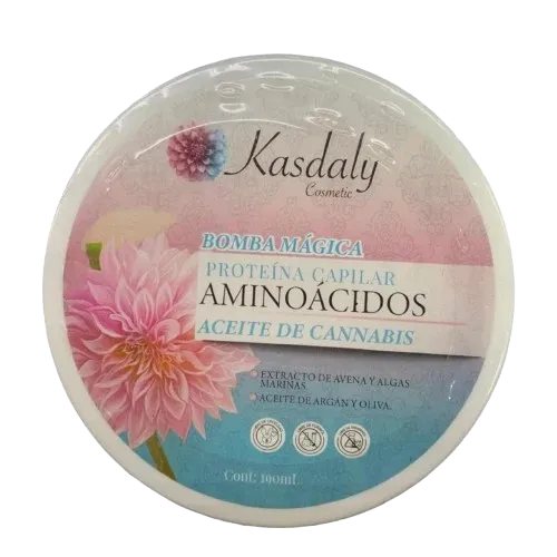 Bomba Mágica Proteína Capilar con Aminoácidos y Aceite de Cannabis