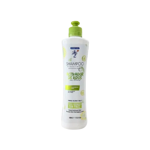 Shampoo Hidratante Activador de Rizos Cosméticos MyE 400ml