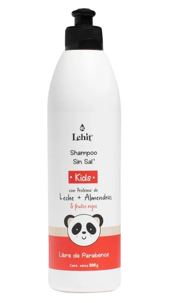 Shampoo Sin Sal Kids Proteína de Leche + Almendras & Frutos Rojos