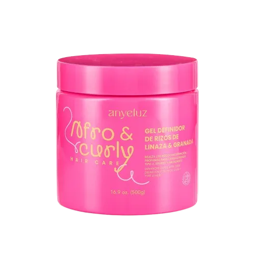 Gel Definidor de Rizos Linaza & Granada Afro & Curly
