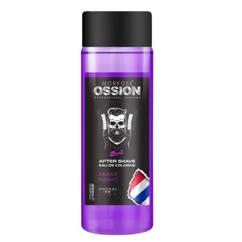 Loción y Colonia After Shave 2 en 1 Morfose Ossion Miami Night 400ml