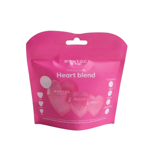 Set de Borlas para Maquillaje Heart Blend x3