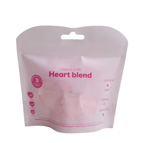 Set de Borlas para Maquillaje Heart Blend x3