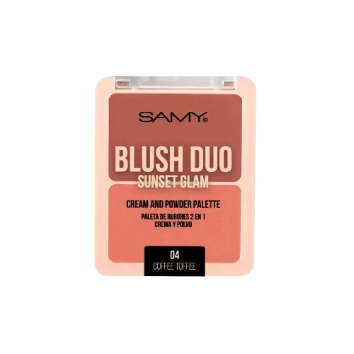 Paleta de Rubores 2 en 1 Blush Duo Sunset Glam Samy