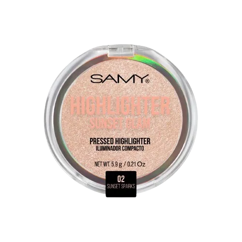 Iluminador Compacto Sunset Glam Samy