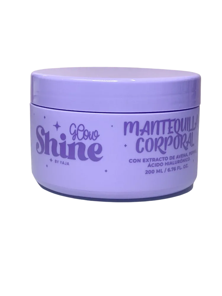 Mantequilla Corporal Glow Shine Extracto de Avena 200ml