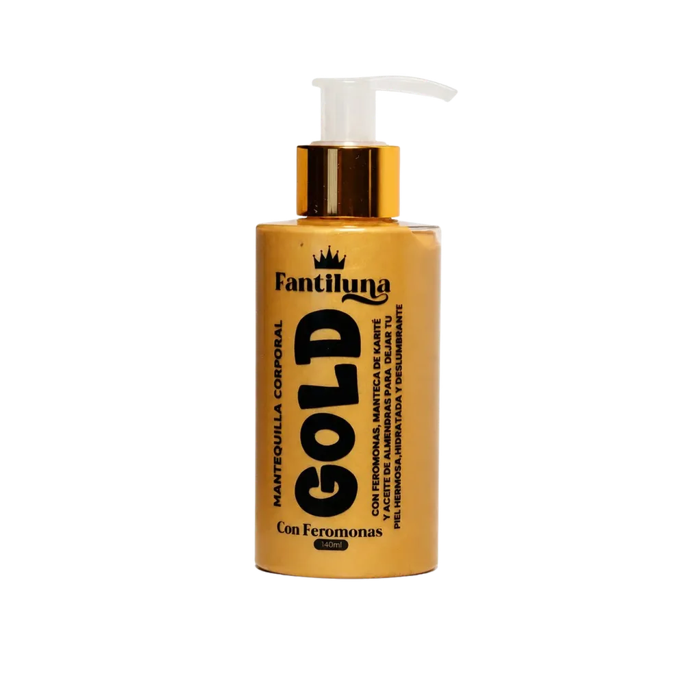 Mantequilla Corporal Gold con Feromonas Fantiluna 140ml