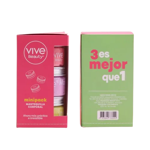 Minipack Mantequilla Corporal x3