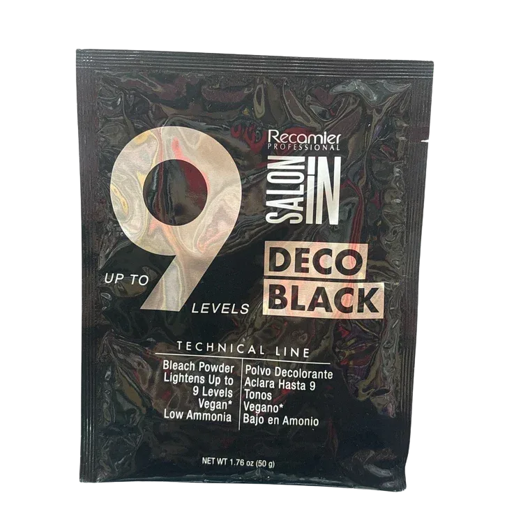 Polvo Decolorante Salon In Deco Black Recamier