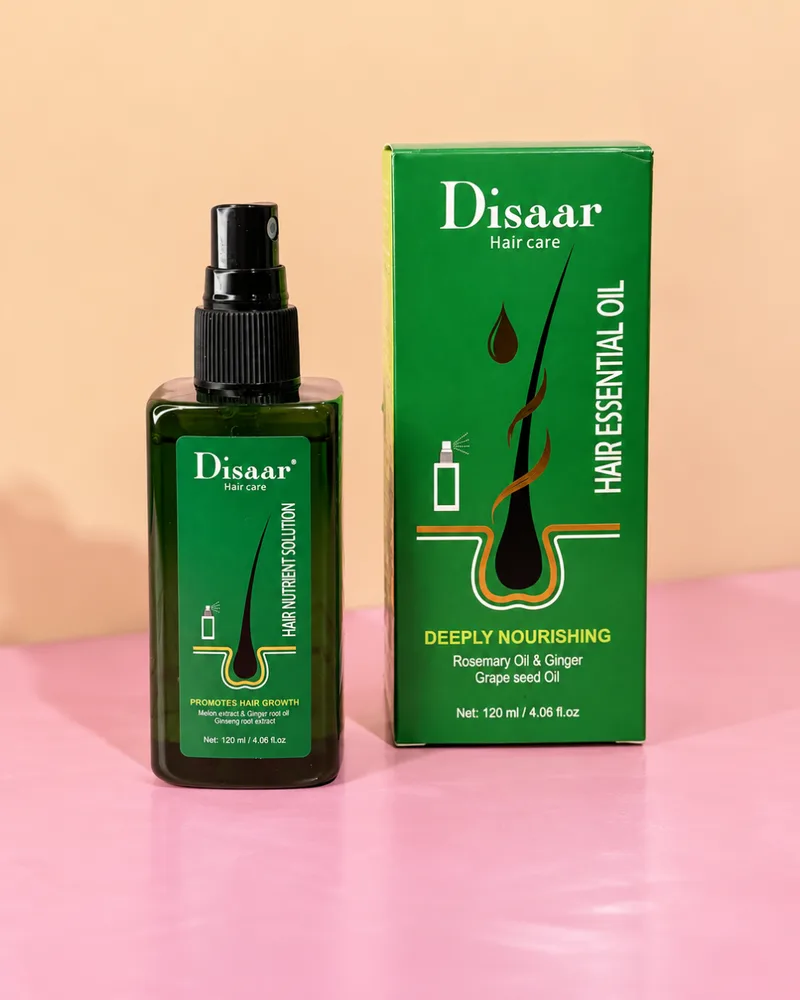 Óleo Capilar Disaar Hair Essential Oil – Romero, Jengibre y Semilla de Uva