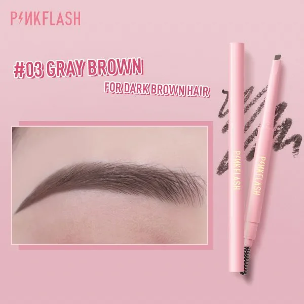 Lápiz y cepillo cejas 2 en 1 Pink Flash cejas definidas