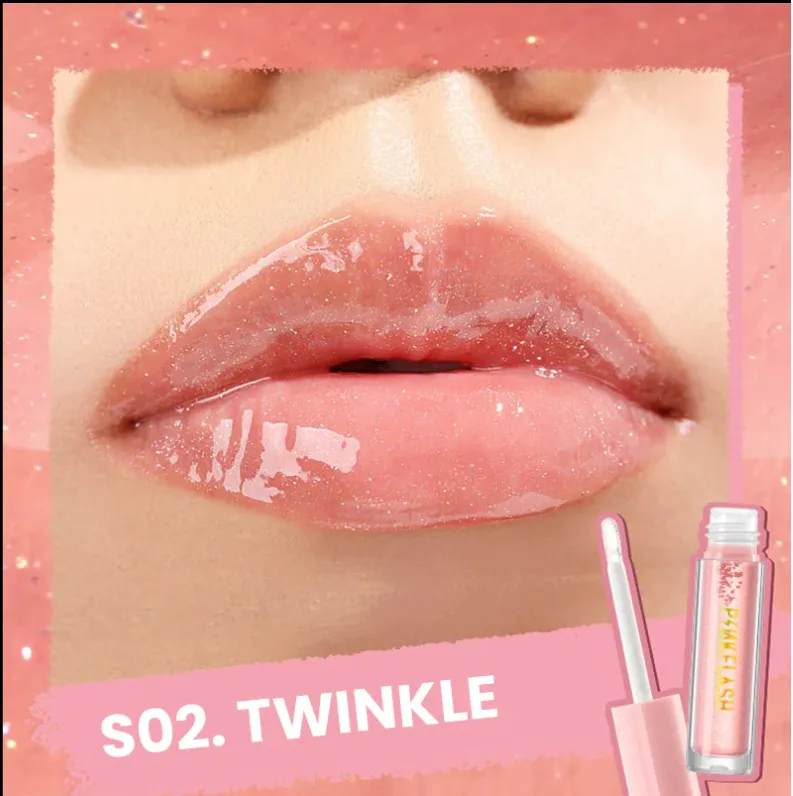 Gloss hidratante brillo natural Pink Flash labios radiantes