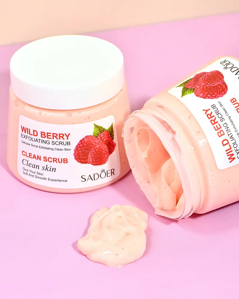 Exfoliante Corporal Fresa Salvaje Suavidad & Glow Frutal – Sadoer