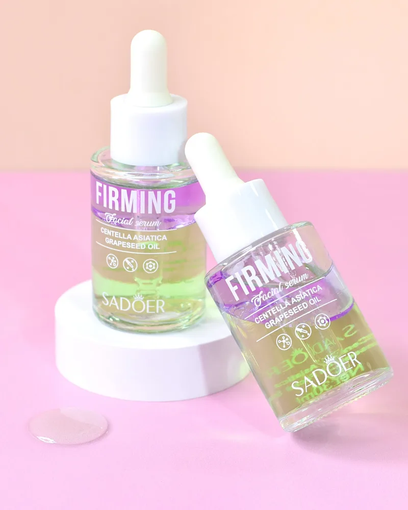 Suero Reafirmante con Centella Asiática & Aceite de Uva – Sadoer